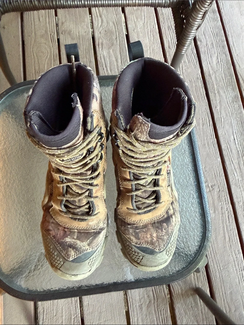 Irish Setter Men’s UltraDry Waterproof VaprPro Camo Hunting Boots 9